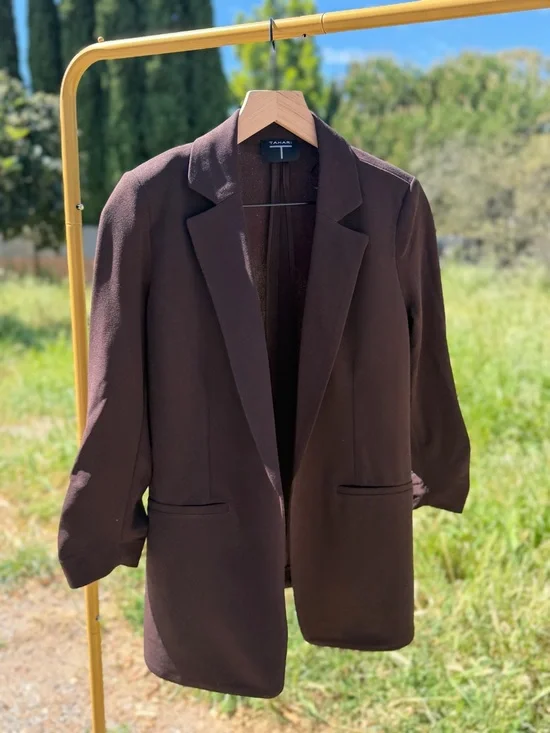 NWT Tahari Brown Suit Set🐻🤎 Size: Small - Picture 7 of 12